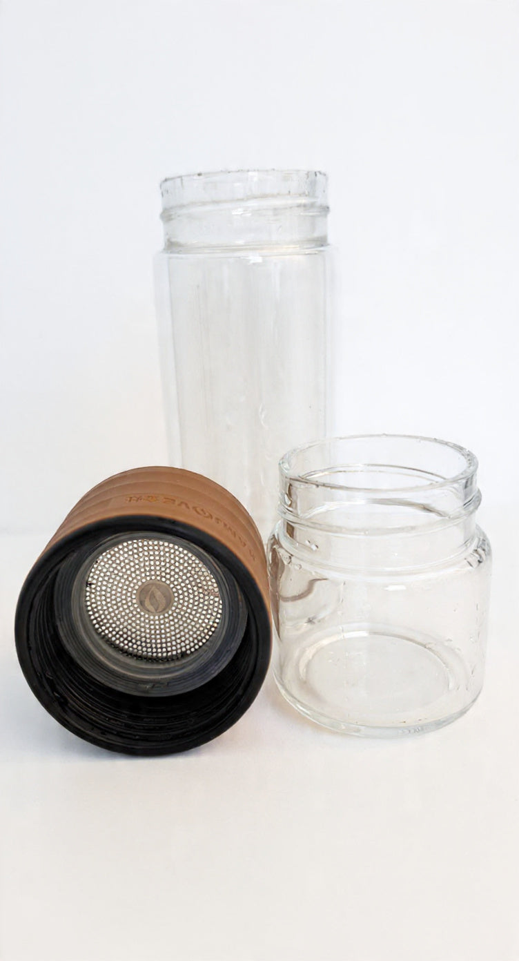 Kamjove T-113 Glas-Teeflasche für unterwegs – 238ml, doppelwandig