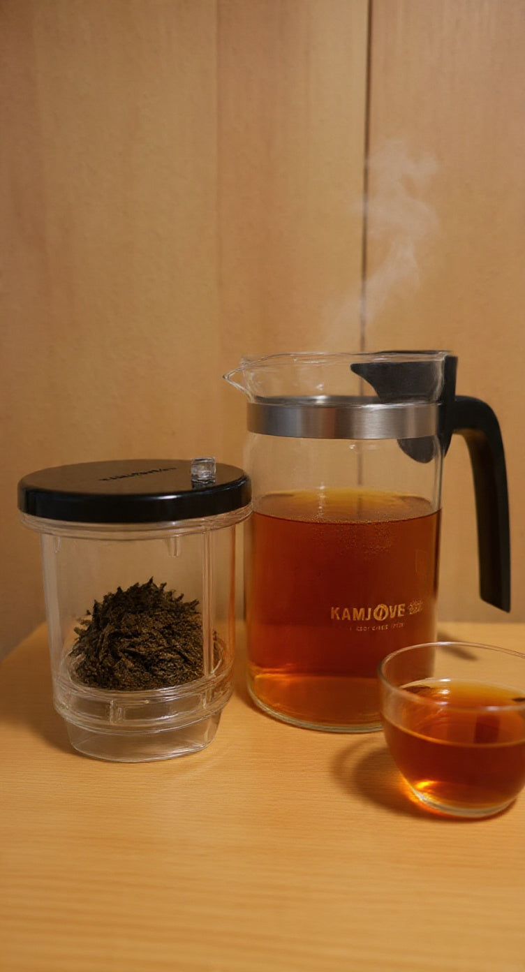 Kamjove K-210 originaler Teebereiter mit Klick-Sieb (Gongfu Kammer) - 380ml